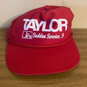 Taylor Sudden Service Vintage Hat Has Wear